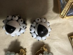 Lot Of 20 Retro Clip On Earrings with assorted Metals And Styles