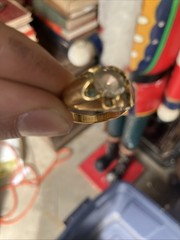 Vintage Uncas 18kt Gold Plated Ring Size 9