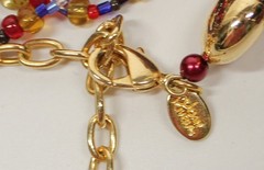 Joan Rivers Multi Strand Glass Bead Necklace