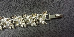 5 Aurora Borealis Rhinestone Art Bracelet Earrings Vintage Jewelry Lot