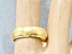 70’S NEW OLD STOCK 10K YELLOW GOLD FILLED 6 MM WIDE SIZE 9 BAND RING