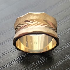 14K Yellow Gold Vintage Ring Size 7? 6 Grams No Blemishes Not Scrap Stamped