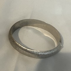Vintage Marathon Sterling Silver Bangle Bracelet Signed