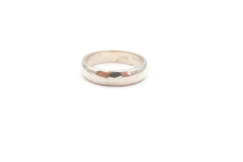 Vintage Mexico Sterling Silver 925 Ring Band Size 5.25 N5