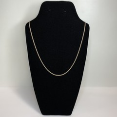 Vintage Sterling Silver Margarita Chain Necklace Mexico 21.5” 2mm 5.0 grams