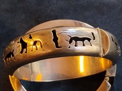 925 LOT TAXCO STERLING BRACELETS- CAGE CHAIN- 313.9 GRAMS