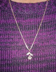 14K Gold 24″ Box Link Necklace Chain W/ 14K Rose Pendant Michael Anthony 3.8G