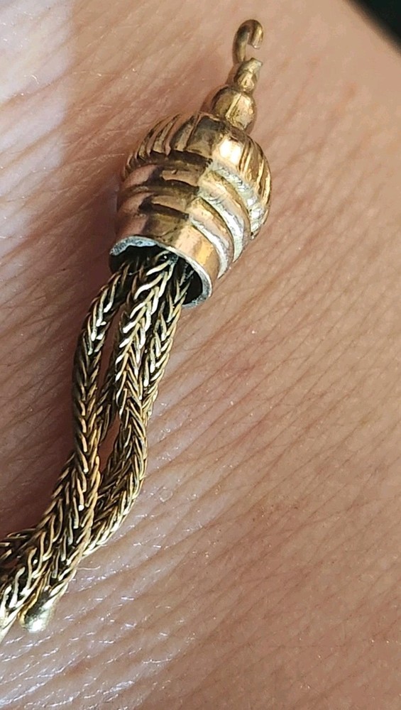Victorian 1860 9 Carats Gold Tassel 2.2 Gr 1.5 In