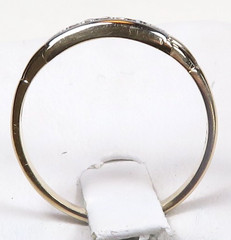 Antique Art Deco 1920’s Diamond Wedding Band 14KW/Y Ring Size 6 UK-L1/2