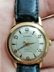 SILVANA DE LUXE waterproof GP watch. Arabic of Islamic text, Ultra rare!