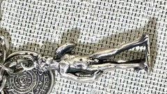 Vtg 800 Silver Charm Bracelet 900 Charms Travel Italy Europe Gondola Eiffel 50g