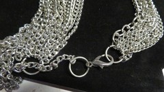 Vintage Unbranded Chain Necklace Silver Super Long Layering 45-56″ Adjustable