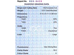 0.60Ct Sapphire and 0.51Ct Diamond 18k Yellow Gold Twist Ring Circa 1910