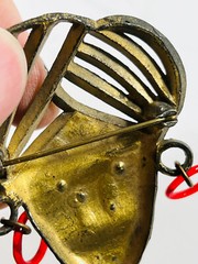 antique 1920’s magic magician mystic fortune telling brooch pin circus