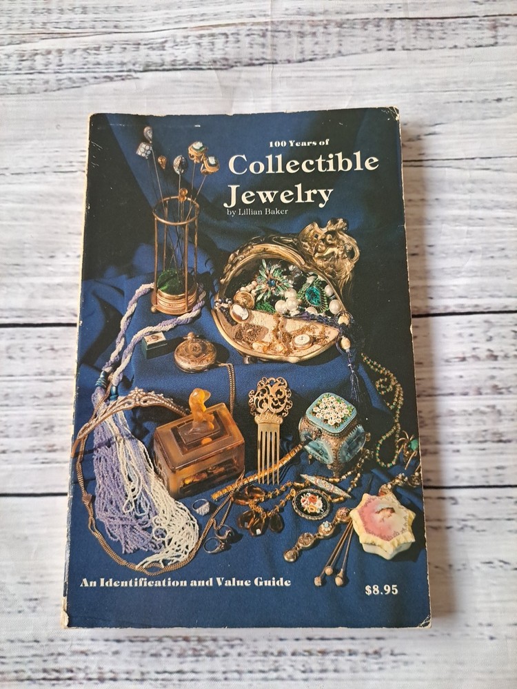 Collectible Jewelry 1850-1950 Hatpins Brooches Necklaces Etc. / Book + Values