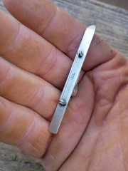 Vintage Beau Sterling Silver Ski Pin 7.43 Grams