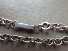 ANTIQUE OLD GERMAN STERLING SILVER RARE BOX CLASP CHARM BRACELET BELCHER CHAIN