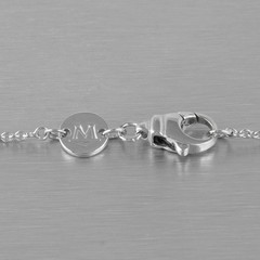 Movado 18k White Gold Diamond Asymmetrical Graduated Heart Necklace 0.60ctw 16″