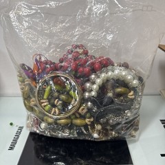 3+ lbs VTG to NOW CRAFT JUNK SCRAP BROKEN Jewelry Lot Harvest Repurpose Salvage