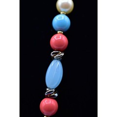 R.J Graziano Vintage Crystal Necklace Beaded Station Neiman Marcus $190 NOS BinE