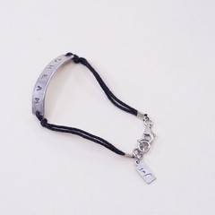 6.5”, vtg Ian Gibson J&I Sterling 925 silver bracelet, with bar engraved “dream