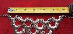 Vintage Sarah Coventry Charisma Silver-tone Bib Dangle Chandelier Necklace 1970