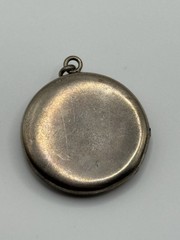 Antique Unger Brothers Unsigned Loves Dream Sterling Silver Locket Pendant