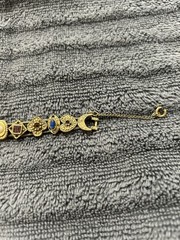 Victorian Style Slide Bracelet. Unsigned. Needs Repair Or Use for Craft Project.