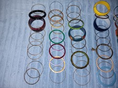 Lot of 100 Vintage Bangle Bracelets From the 1980s & 1990’s Bangles Lot Jelly