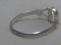 vintage sterling silver ring oval black inlay detail jewelry band 925 size 5.25