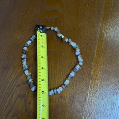 Vintage Artisan Multi-stone Chip Gemstone Necklace