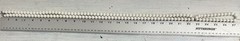 Vintage White 10mm Round Bead Necklace 27″ Plastic Lucite Acrylic Estate