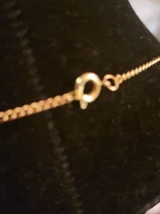 Vintage 80s Nugget Pendant Charm Yellow Gold Tone 3-D