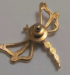 Lot Of 7 Vintage Brooches And Pins Gold And Silver Tone Variety