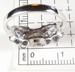Antique Art Deco 1920’s Diamond Engagement Ring Size 5.5 UK-K1/2 18KW EGL USA