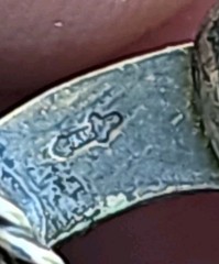 Antique Dutch Zeeuwse Knoop Cufflinks- 835 Silver Filigree Zeeland Button Sword