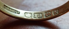 Vintage 18K Solid Gold Opal Diamond Ruby Ring, Made in England 1930, GIA Cert.