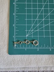 Gold-Tone Crystal Drop Bezel-set Graduated Post Earrings