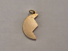 Vintage Half Mizpah Pendant Charm
