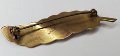 Vintage Brooch Pin Back button Hand made