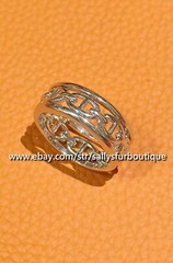 Sally’s Quality 100% Copper Scarf Ring Chain Buckles Brooch For Silk Scarves