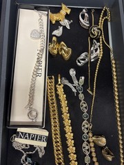 Vintage NAPIER JEWELRY Lot – Necklaces Bracelets Earrings Brooches Pendants