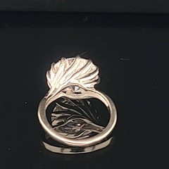 6.02ct 14k White Gold Vintage Engagement Ring Lab Grown Simulate Diamond