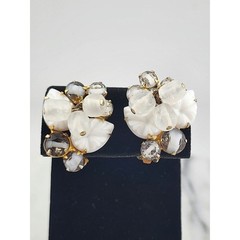 Juliana DeLizza And Elster Earrings -White