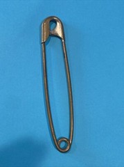 Vintage Metal Very Large Saftey Pin
