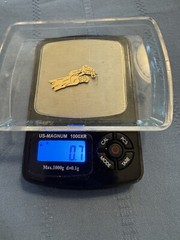Vintage 14k Yellow Gold Moses and Ten Commandments Pendant, 0.7 grams