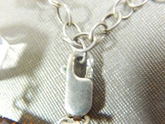 925 STERLING SILVER ROCK CRYSTAL & SMOKY QUARTZ MODERNIST CUBIST 18″ NECKLACE