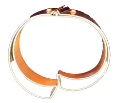 Renoir Mid Century vintage Copper BRACELET Clamper hinged Modernist Retro MCM 7″