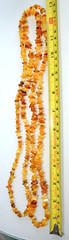 ✅135 cm=46gr RUSSIAN SOVIET BALTIC AMBER BEAD NECKLACE 琥珀 BRACELET STONE PENDANT