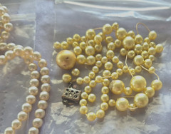 Vintage Jewelry LOT of 8 pearl bead necklaces Repair repurpose restring